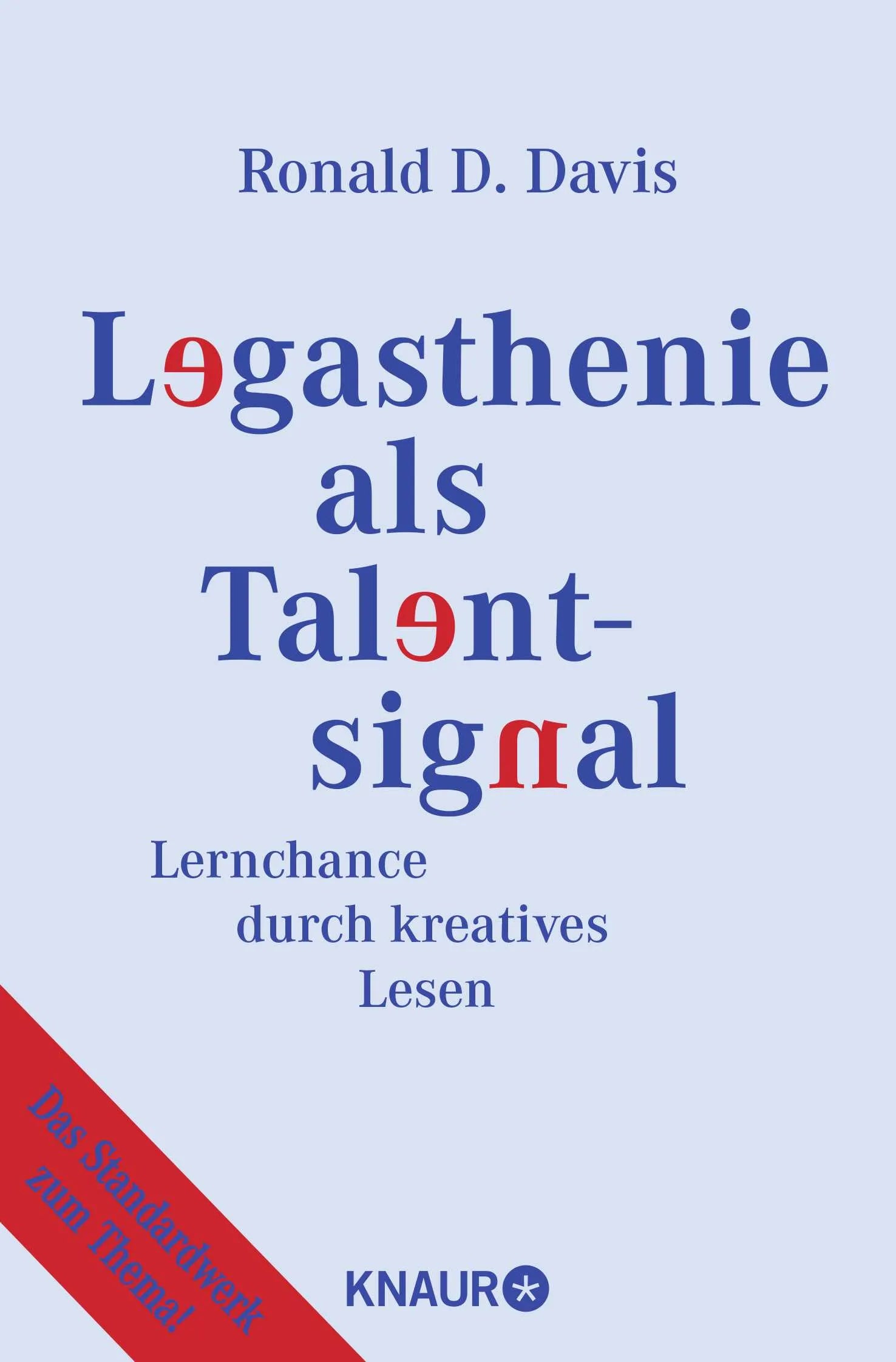 Buchcover von 'Legasthenie als Talentsignal' - Taschenbuch von Ronald D. Davis