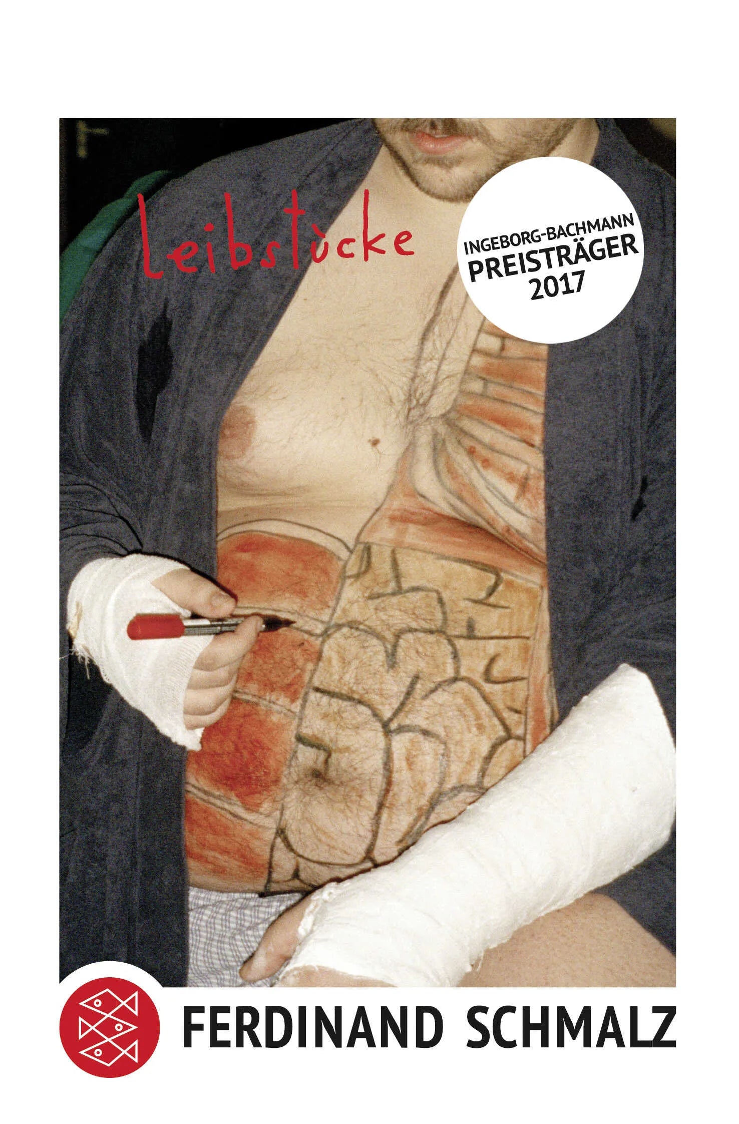 Buchcover von 'leibstücke' - Taschenbuch von Ferdinand Schmalz