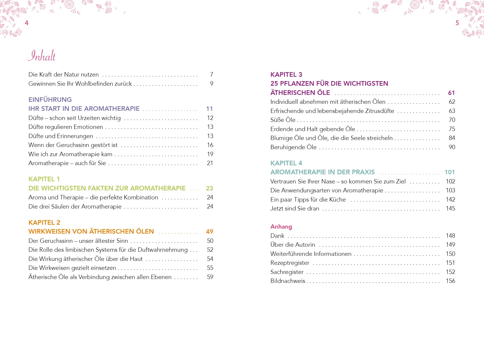 Innenansicht von 'Leichter abnehmen mit Aromatherapie' - Taschenbuch