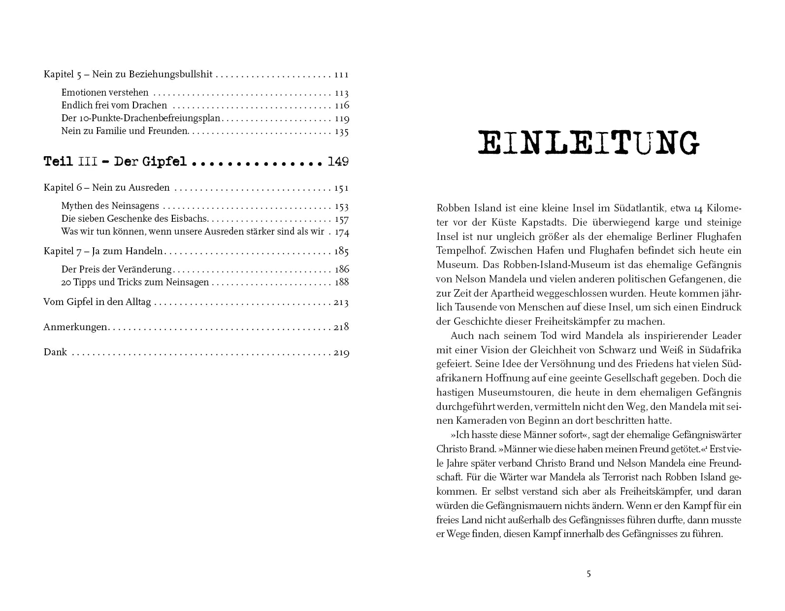 Innenansicht von 'Leider nein, leider gar nicht' - Taschenbuch