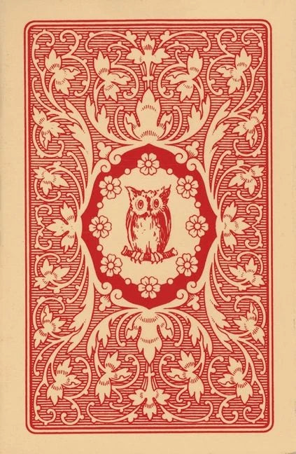 Kartendeck: Lenormand Orakelkarten - rote Eule