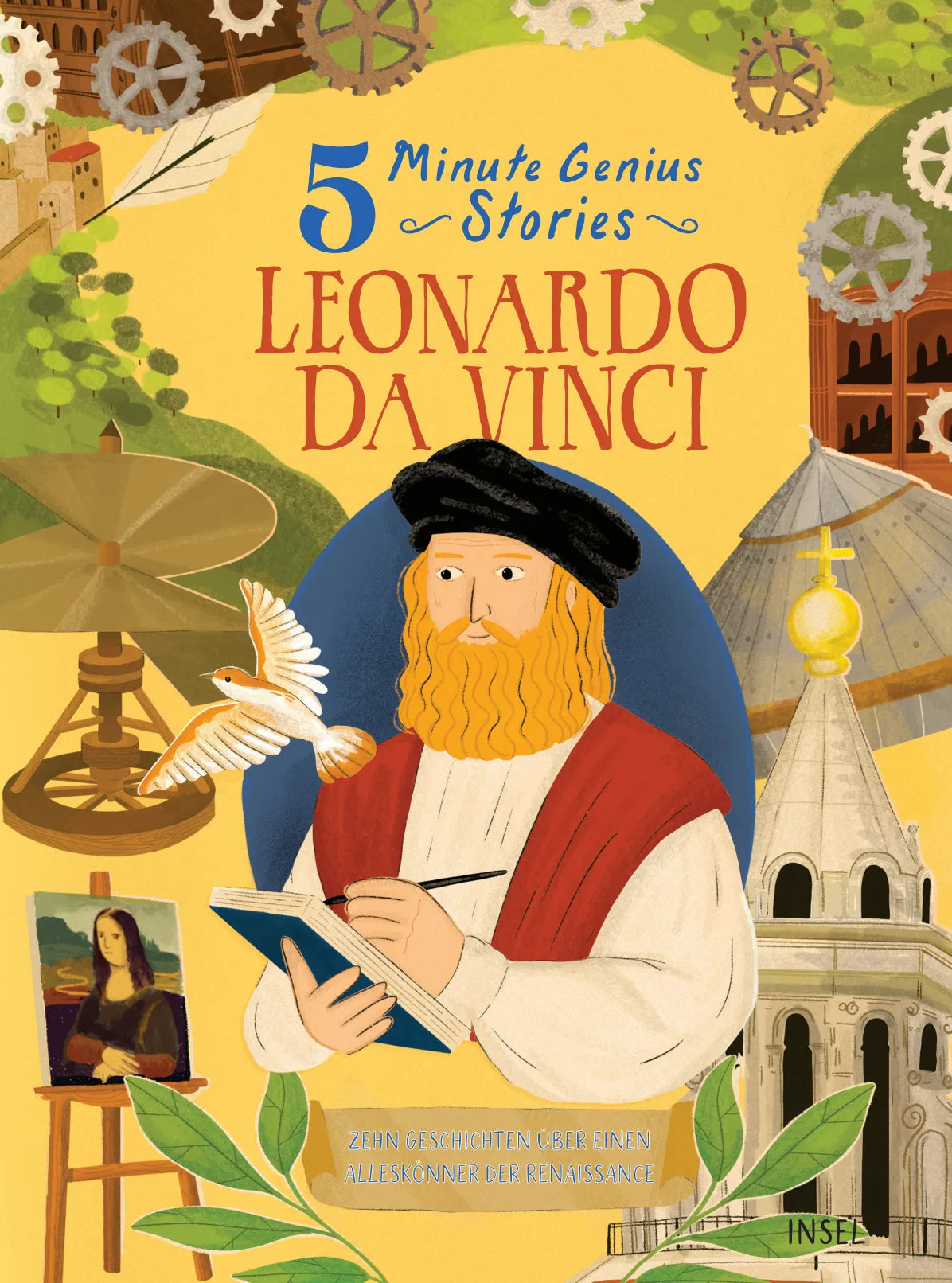 Cover: Leonardo da Vinci – 5 Minute Genius Stories (Hardcover) von Wil Mara