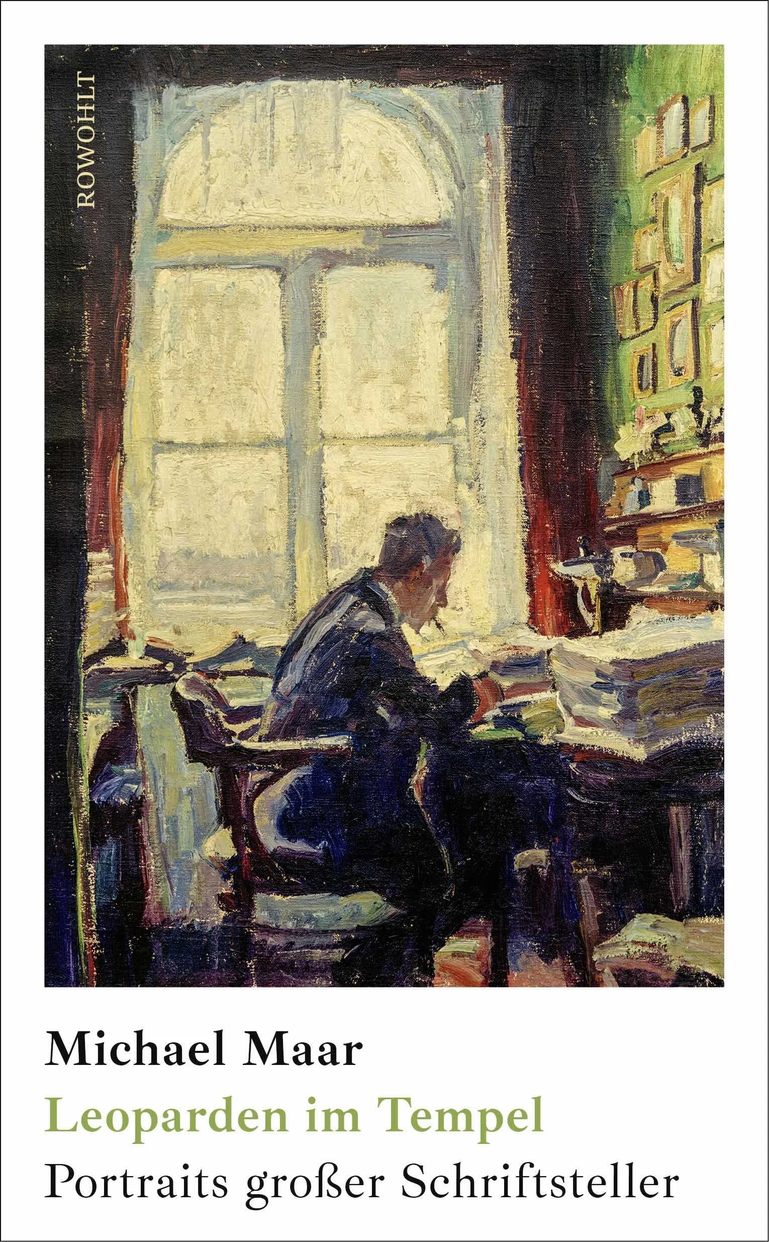 Buchcover von 'Leoparden im Tempel' - Gebundene Ausgabe von Michael Maar