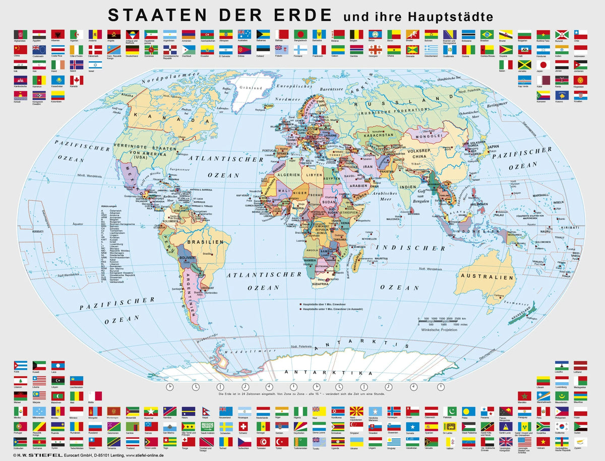 Puzzle: Lernpuzzle Staaten der Erde