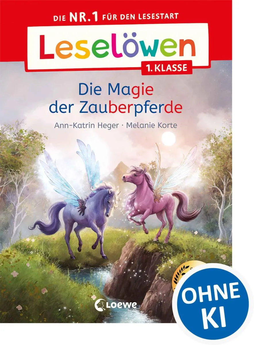 Cover: Leselöwen 1. Klasse - Die Magie der Zauberpferde (E-Book) von Ann-Katrin Heger