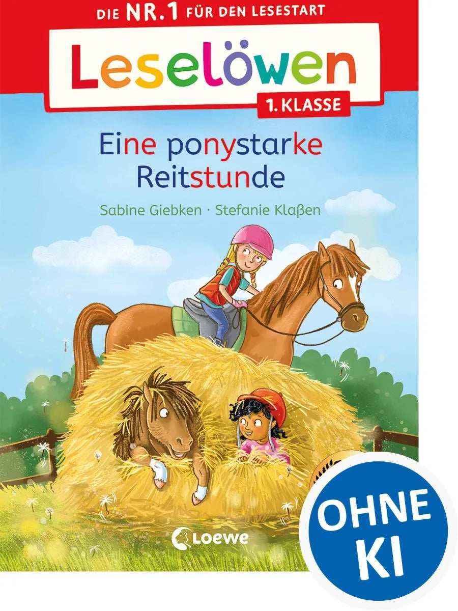 Cover: Leselöwen 1. Klasse - Eine ponystarke Reitstunde (E-Book) von Sabine Giebken