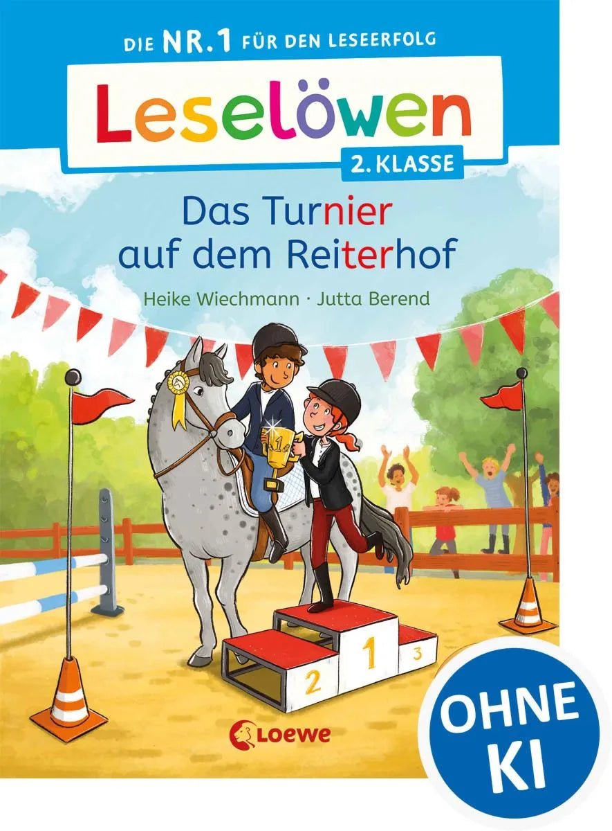 Cover: Leselöwen 2. Klasse - Das Turnier auf dem Reiterhof (E-Book) von Heike Wiechmann