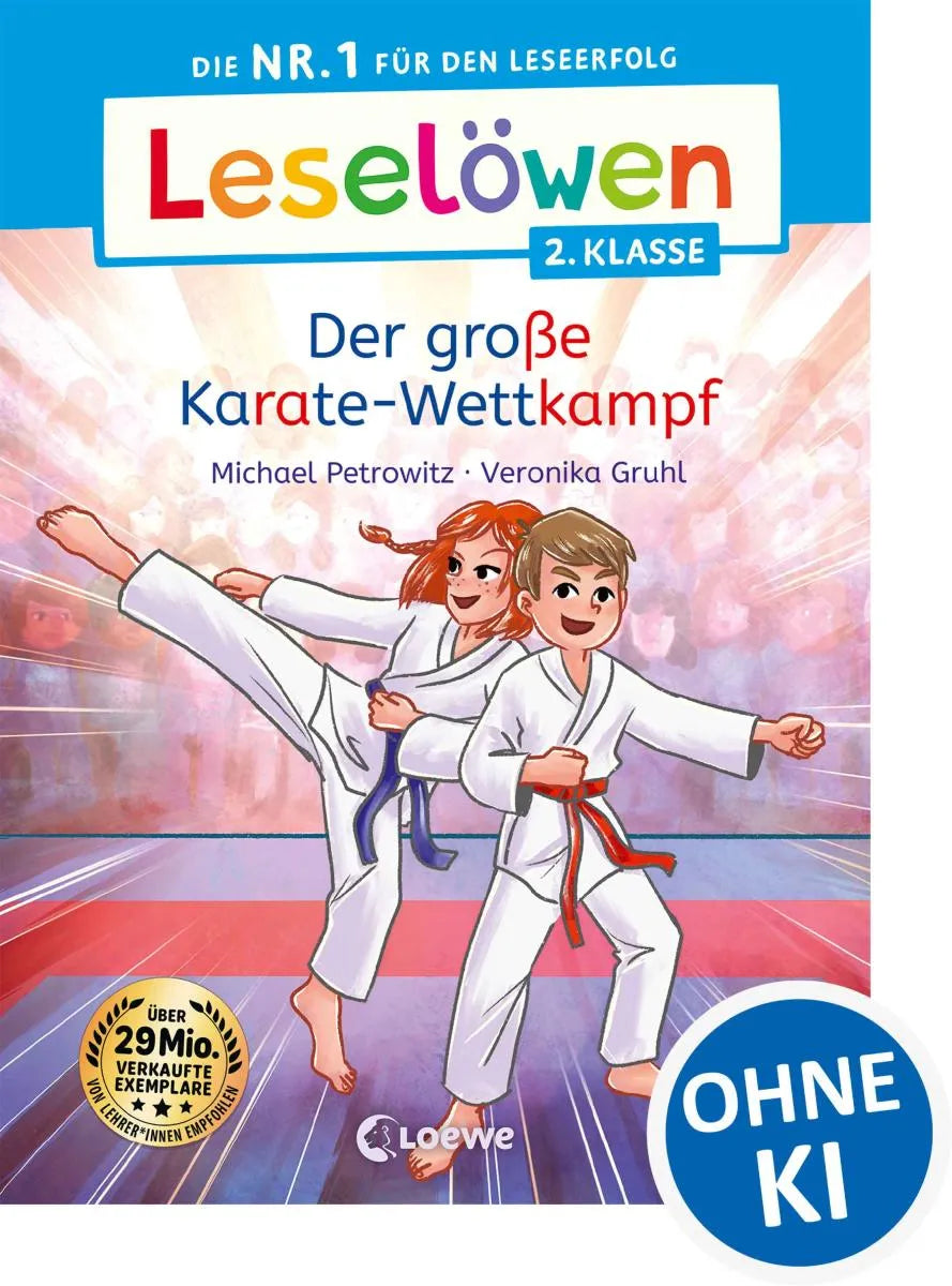 Cover: Leselöwen 2. Klasse - Der große Karate-Wettkampf (E-Book) von Michael Petrowitz