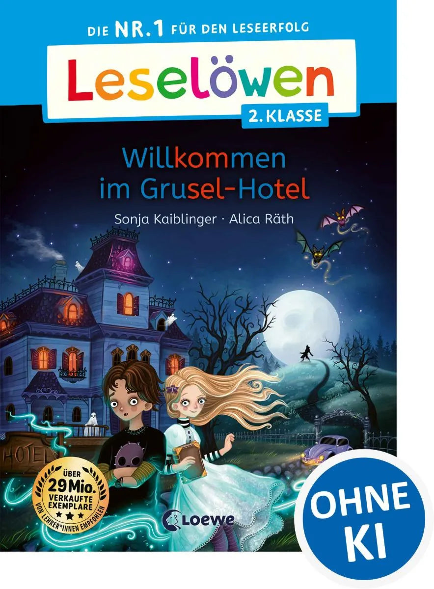 Cover: Leselöwen 2. Klasse - Willkommen im Grusel-Hotel (E-Book) von Sonja Kaiblinger