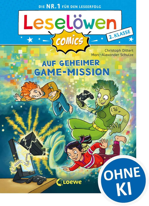 Leselöwen Comics 2. Klasse - Auf geheimer Game-Mission