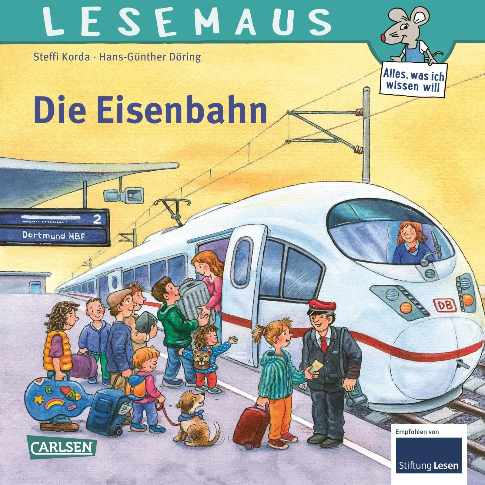 Buchcover von 'LESEMAUS 100: Die Eisenbahn' - Taschenbuch von Steffi Korda