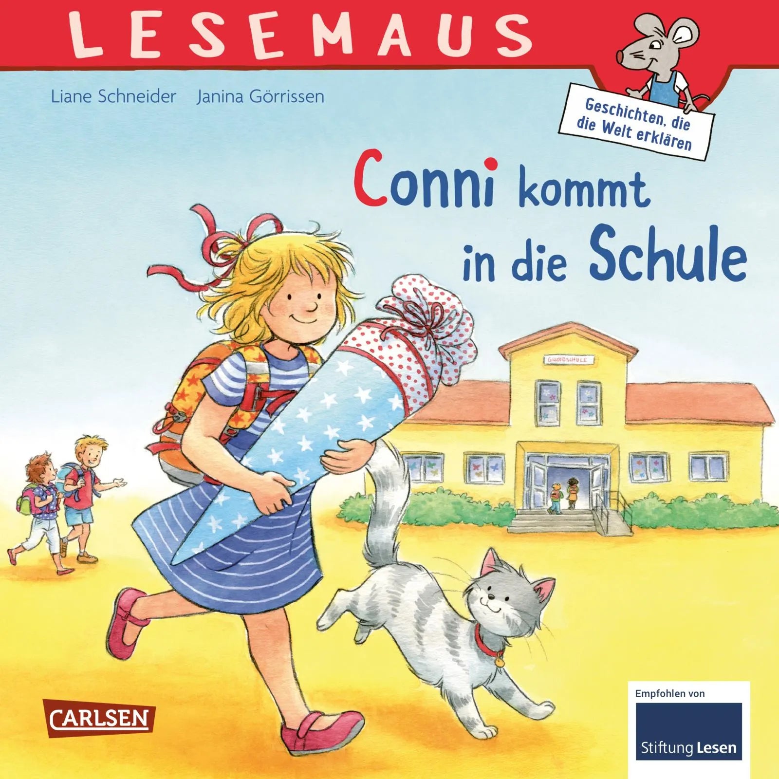 Buchcover von 'LESEMAUS 101: Conni kommt in die Schule' - Taschenbuch von Liane Schneider