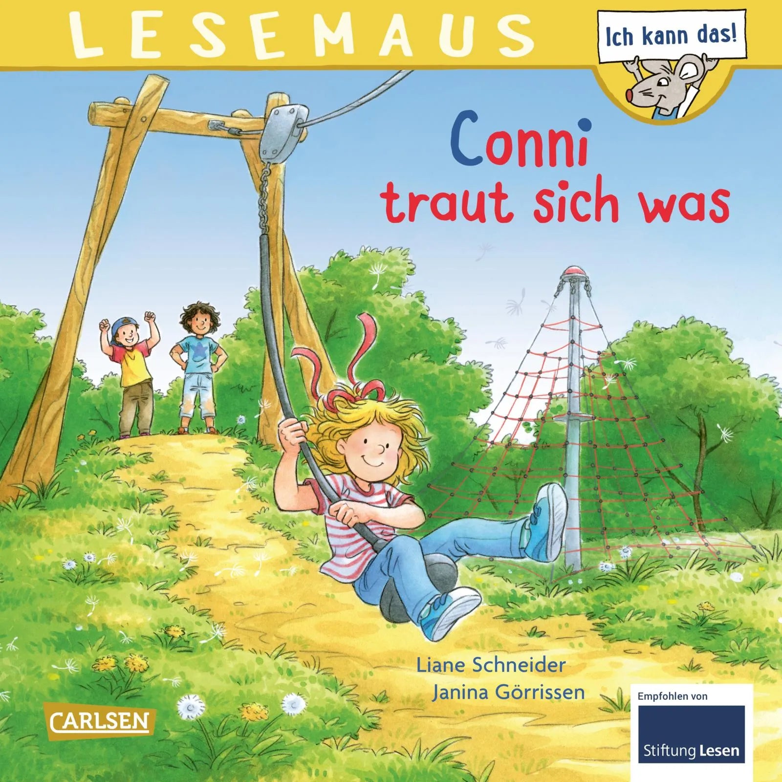 Buchcover von 'LESEMAUS 115: Conni traut sich was' - Taschenbuch von Liane Schneider
