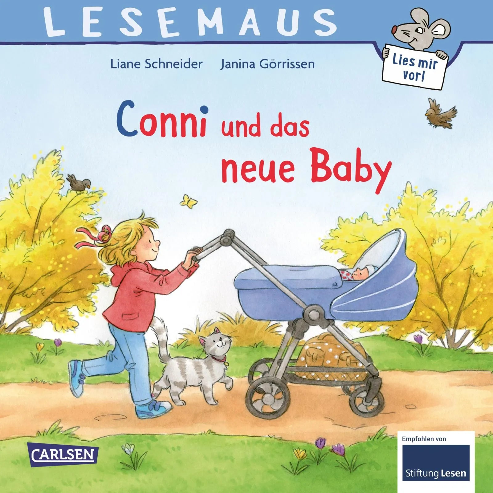 Buchcover von 'LESEMAUS 118: Conni und das neue Baby' - Taschenbuch von Liane Schneider