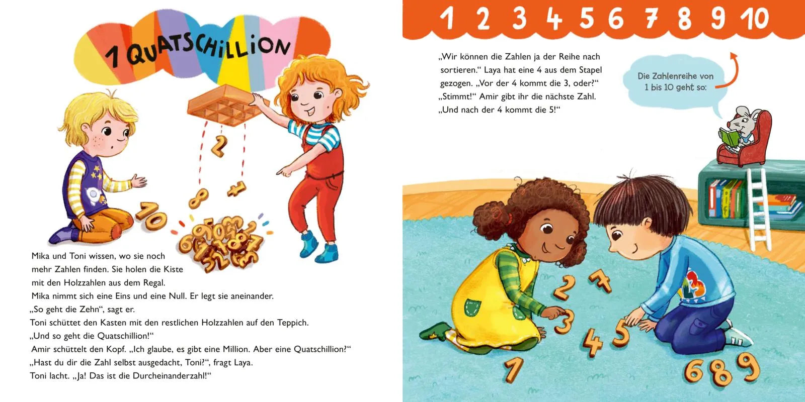 Produktansicht: LESEMAUS 126: Wir können das! Die Zahlen von 1 bis 10 (Taschenbuch)