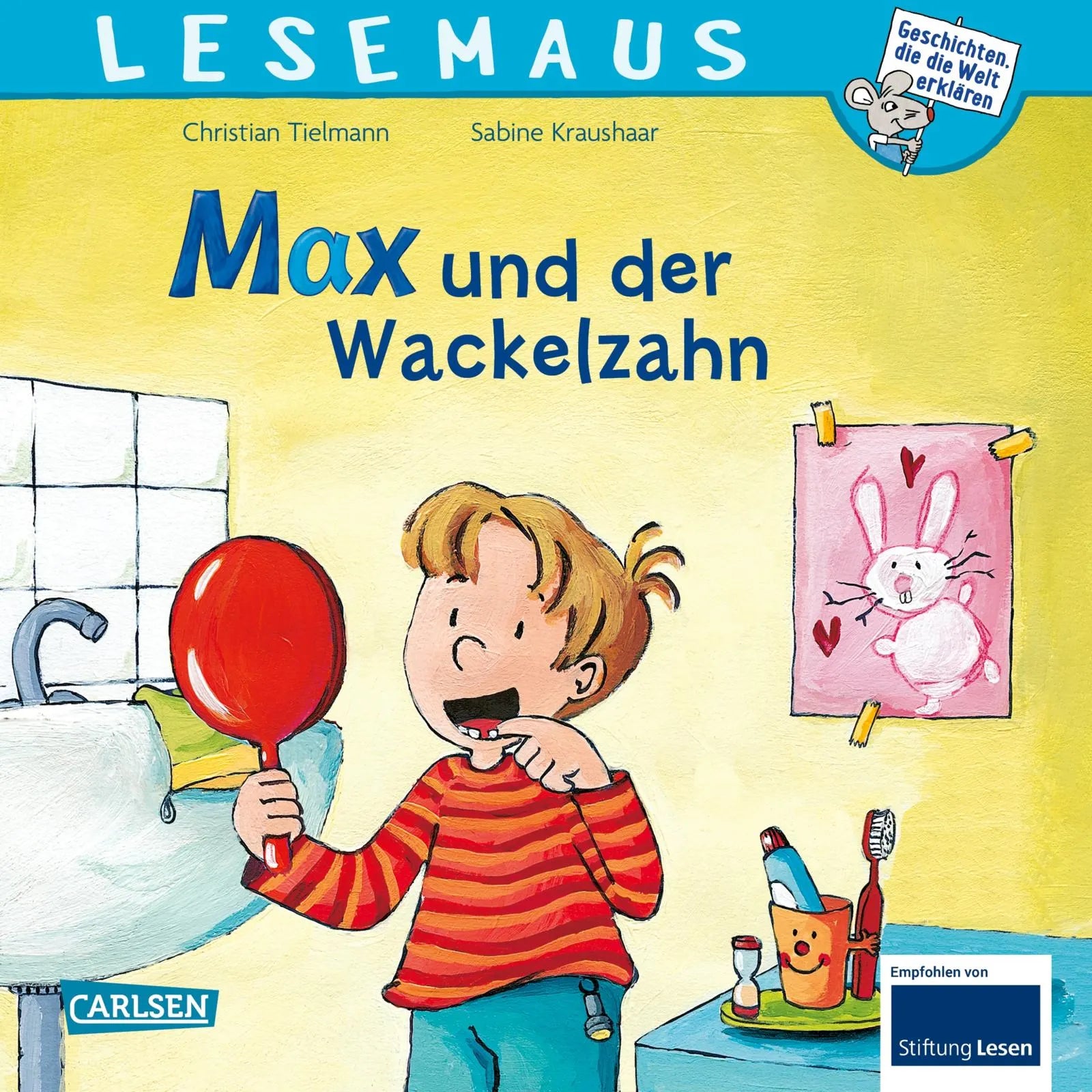 Buchcover von 'LESEMAUS 13: Max und der Wackelzahn' - Taschenbuch von Christian Tielmann