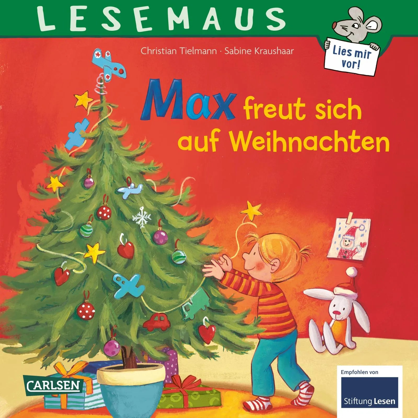 Buchcover von 'LESEMAUS 130: Max freut sich auf Weihnachten' - Taschenbuch von Christian Tielmann