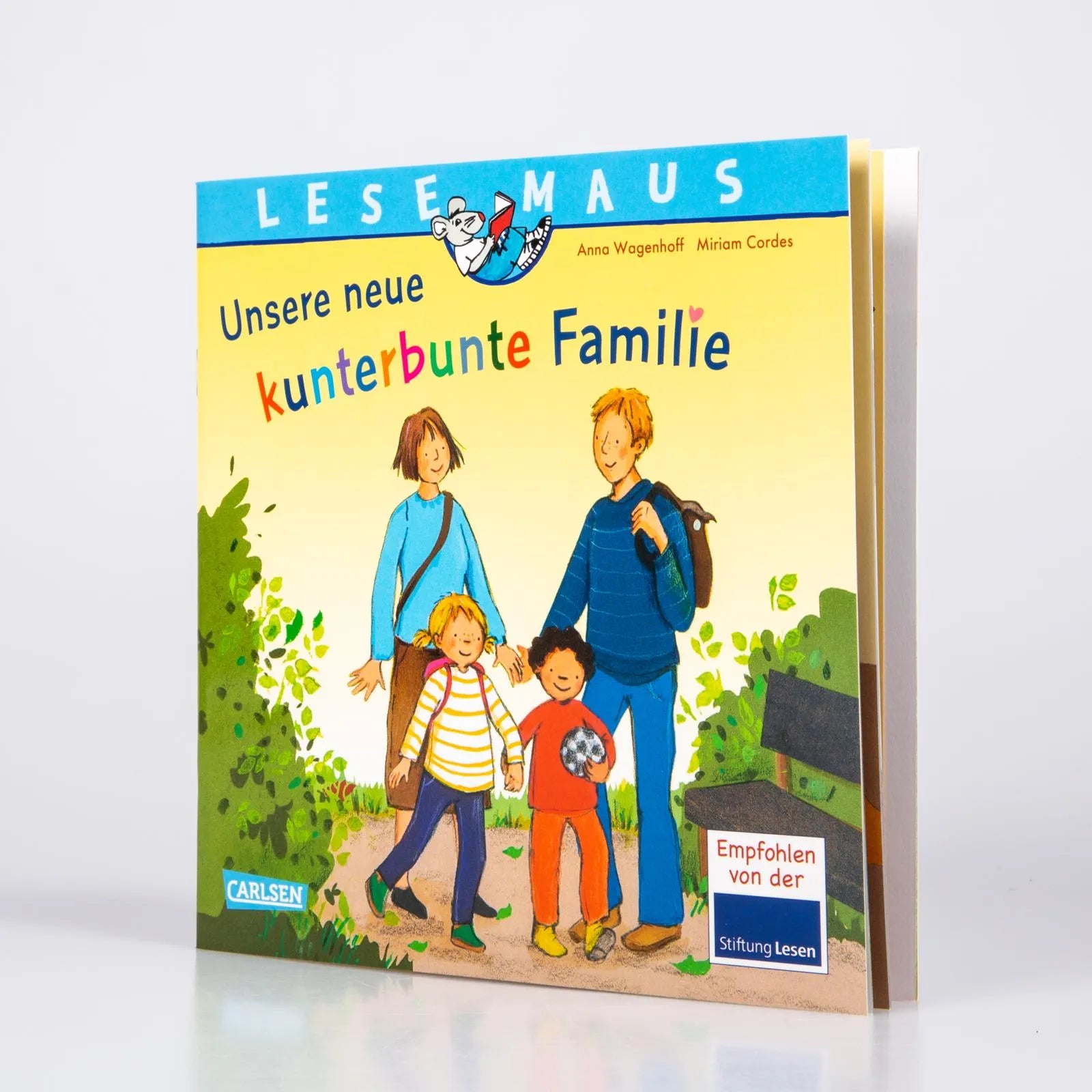 Produktansicht: LESEMAUS 170: Unsere neue kunterbunte Familie (Taschenbuch)