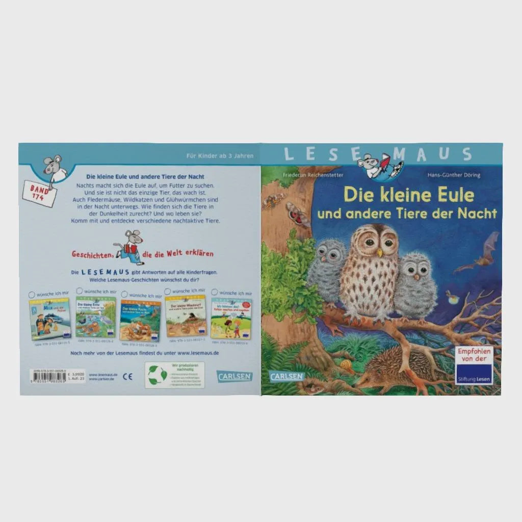 Friederun Reichenstetter - LESEMAUS 174: Die kleine Eule und andere Tiere der Nacht