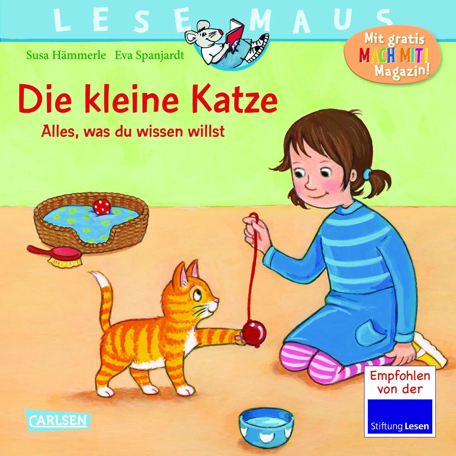Buchcover von 'LESEMAUS 175: Die kleine Katze - alles, was du wissen willst' - Taschenbuch von Susa Hämmerle