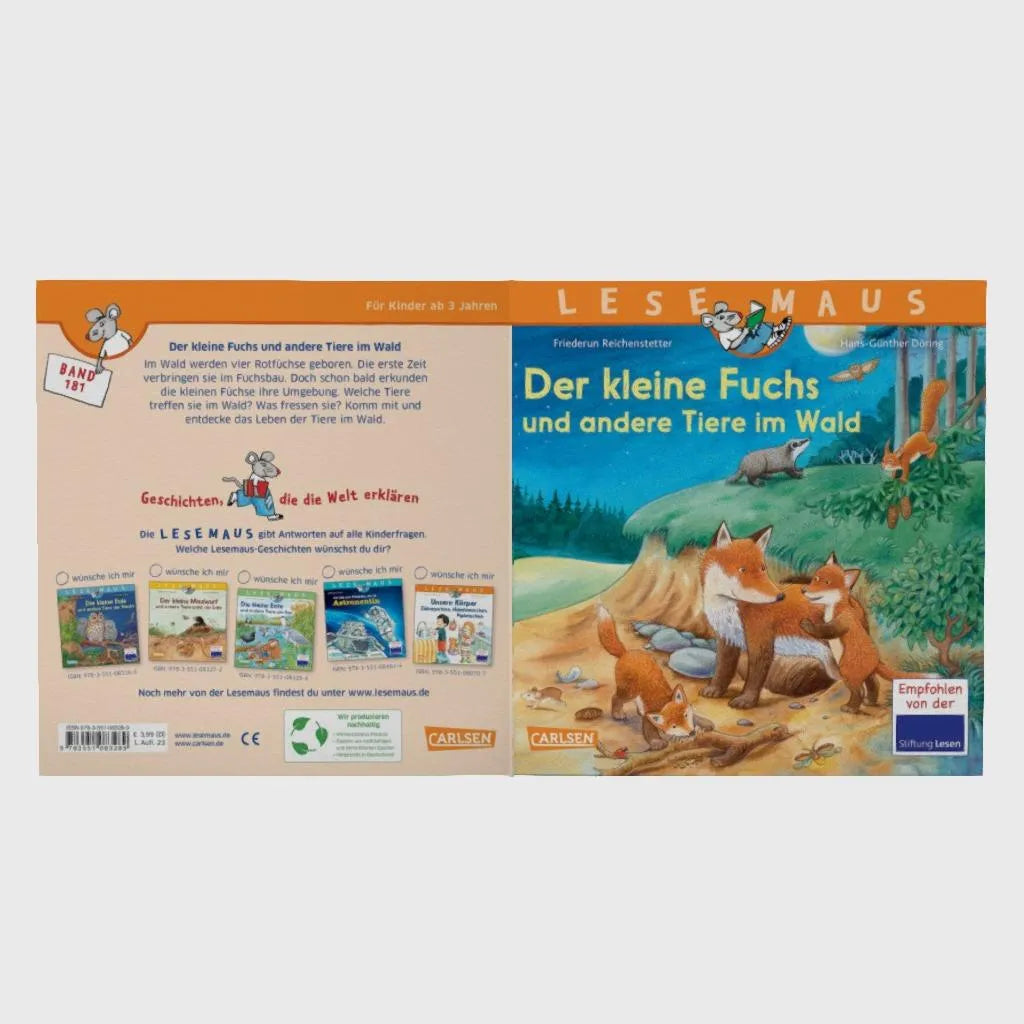 Friederun Reichenstetter - LESEMAUS 181: Der kleine Fuchs und andere Tiere im Wald