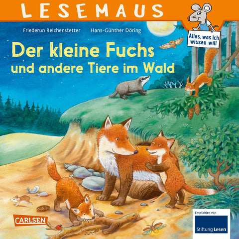 LESEMAUS 181: Der kleine Fuchs und andere Tiere im Wald