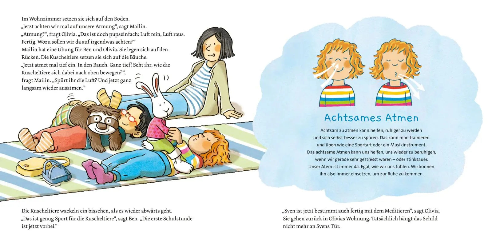 Detailansicht: LESEMAUS 182: Unsere Körper – Atmen, Spüren, Achtsamsein (Taschenbuch)