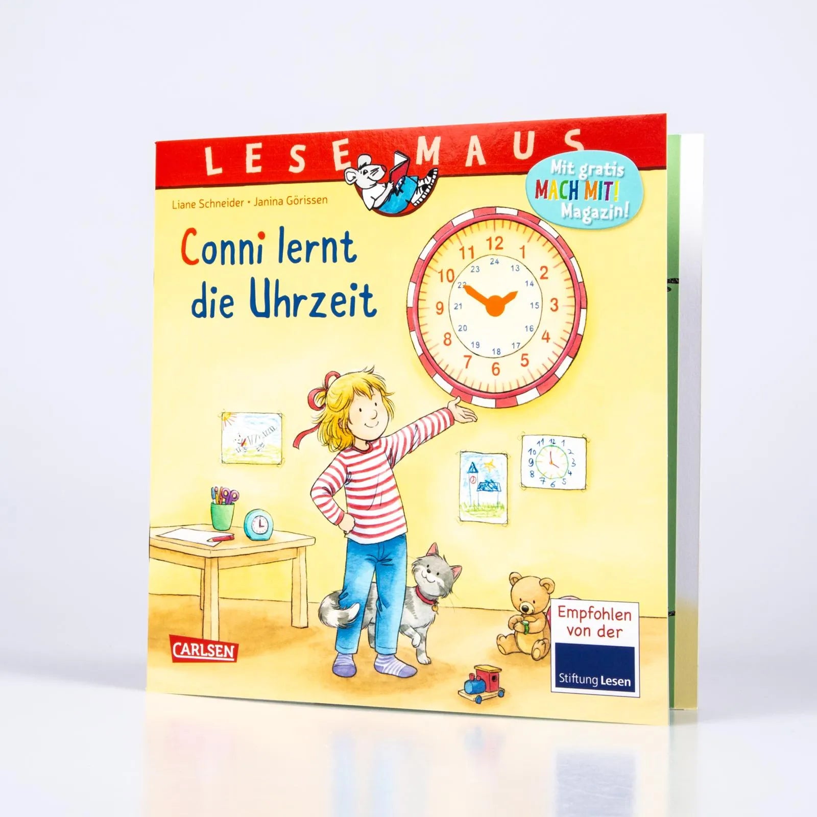 Detailansicht: LESEMAUS 190: Conni lernt die Uhrzeit (Taschenbuch)