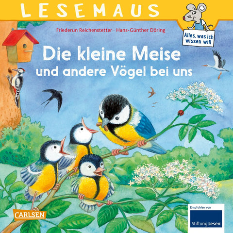 LESEMAUS 195: Die kleine Meise und andere Vögel bei uns