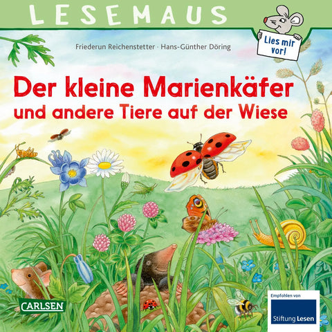 LESEMAUS 196: Der kleine Marienkäfer und andere Tiere auf der Wiese
