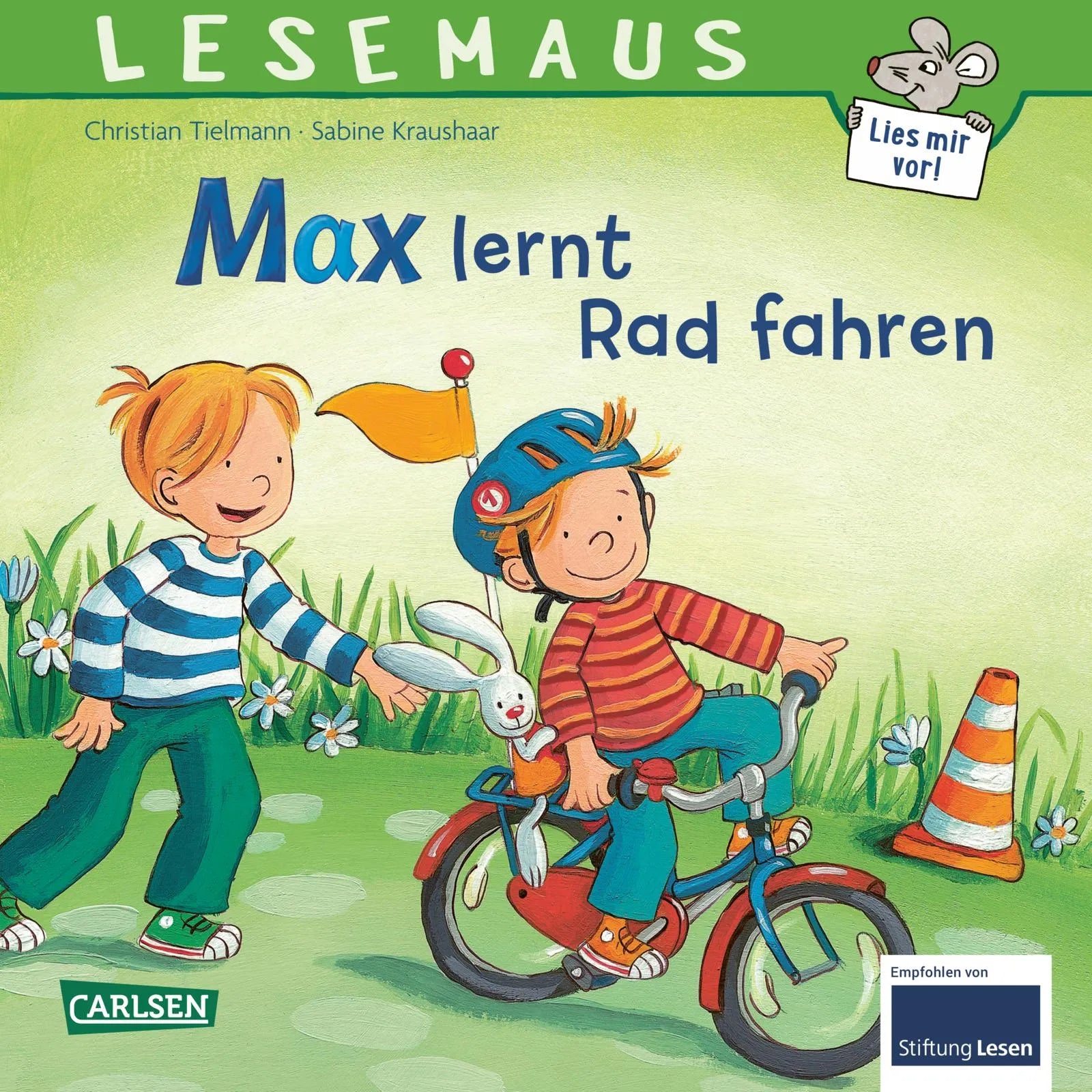 Buchcover von 'LESEMAUS 20: Max lernt Rad fahren' - Taschenbuch von Christian Tielmann