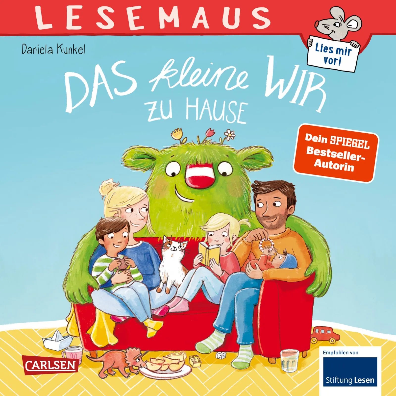 Buchcover von 'LESEMAUS 200: Das kleine WIR zu Hause' - Taschenbuch von Daniela Kunkel