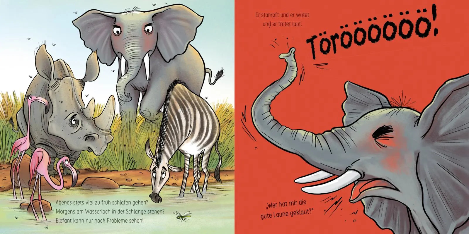 Britta Sabbag - LESEMAUS 203: Elefant will durch die Wand