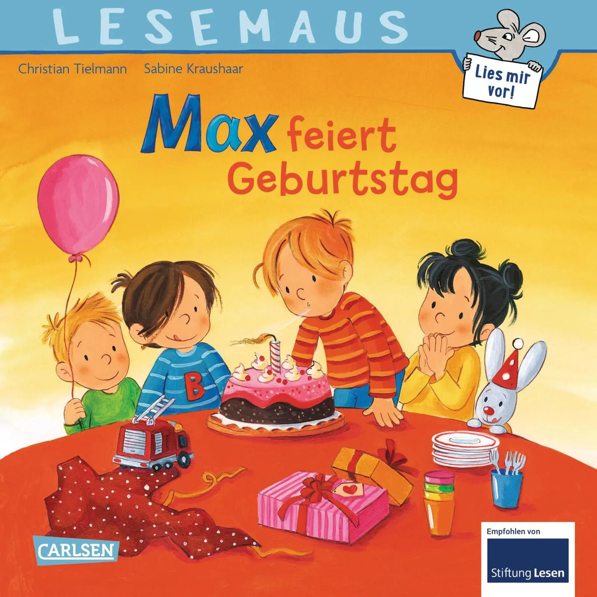 Cover: LESEMAUS 21: Max feiert Geburtstag (Taschenbuch) von Christian Tielmann