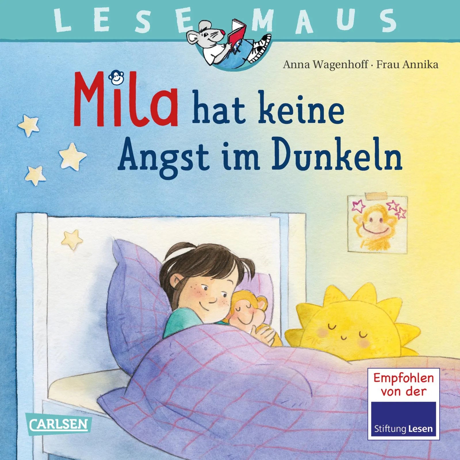 Buchcover von 'LESEMAUS 212: Mila hat keine Angst im Dunkeln' - Taschenbuch von Anna Wagenhoff