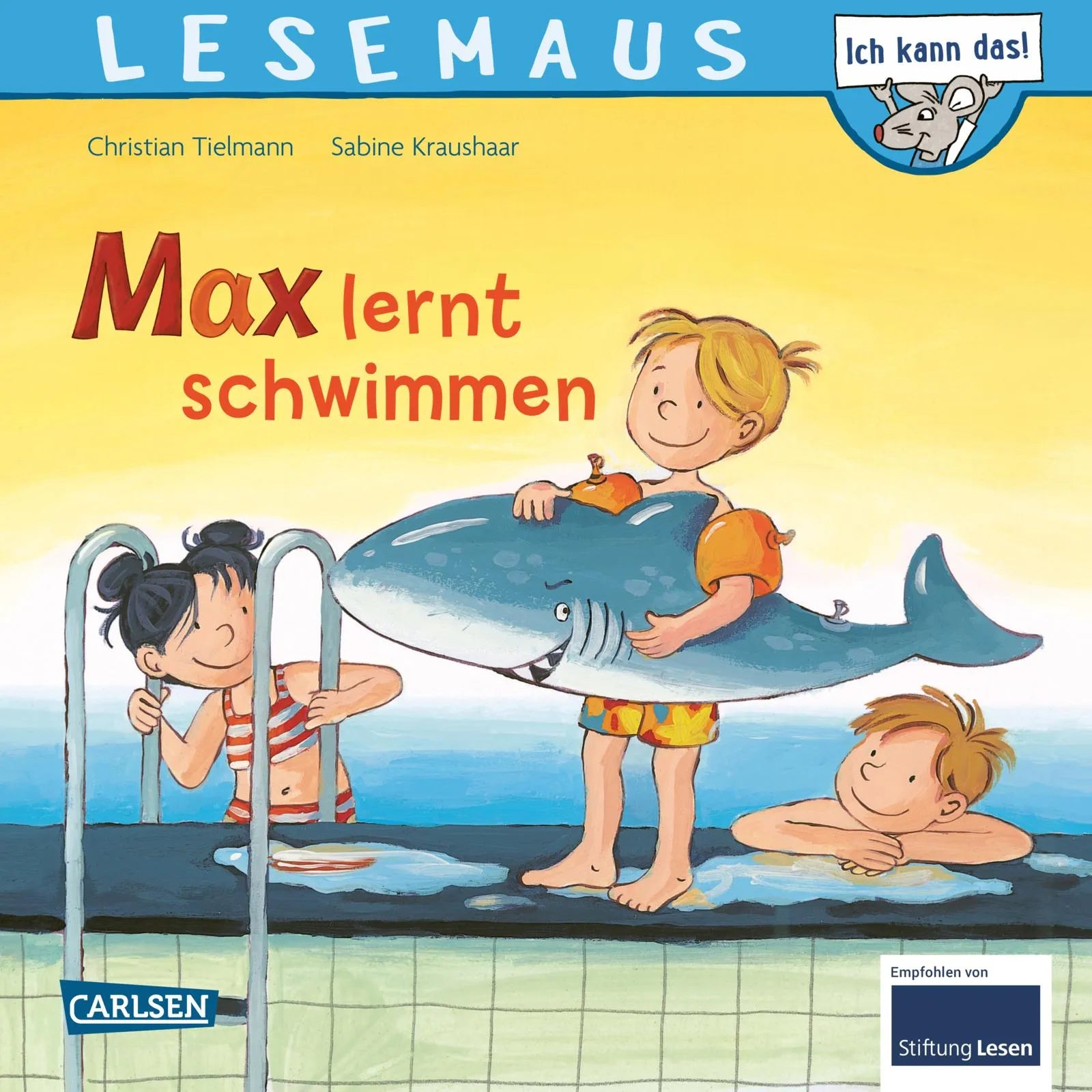 Buchcover von 'LESEMAUS 54: Max lernt schwimmen' - Taschenbuch von Christian Tielmann