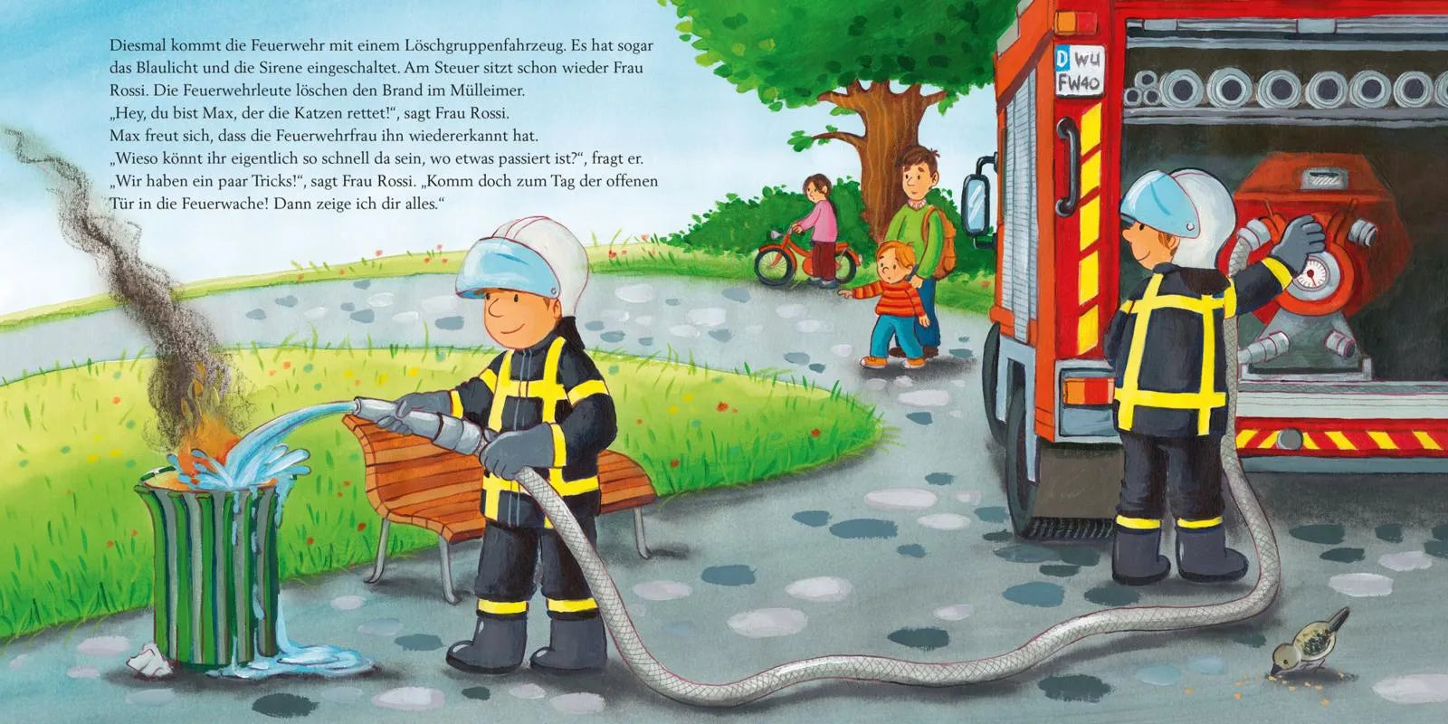Produktansicht: LESEMAUS 55: Max und die Feuerwehr (Taschenbuch)
