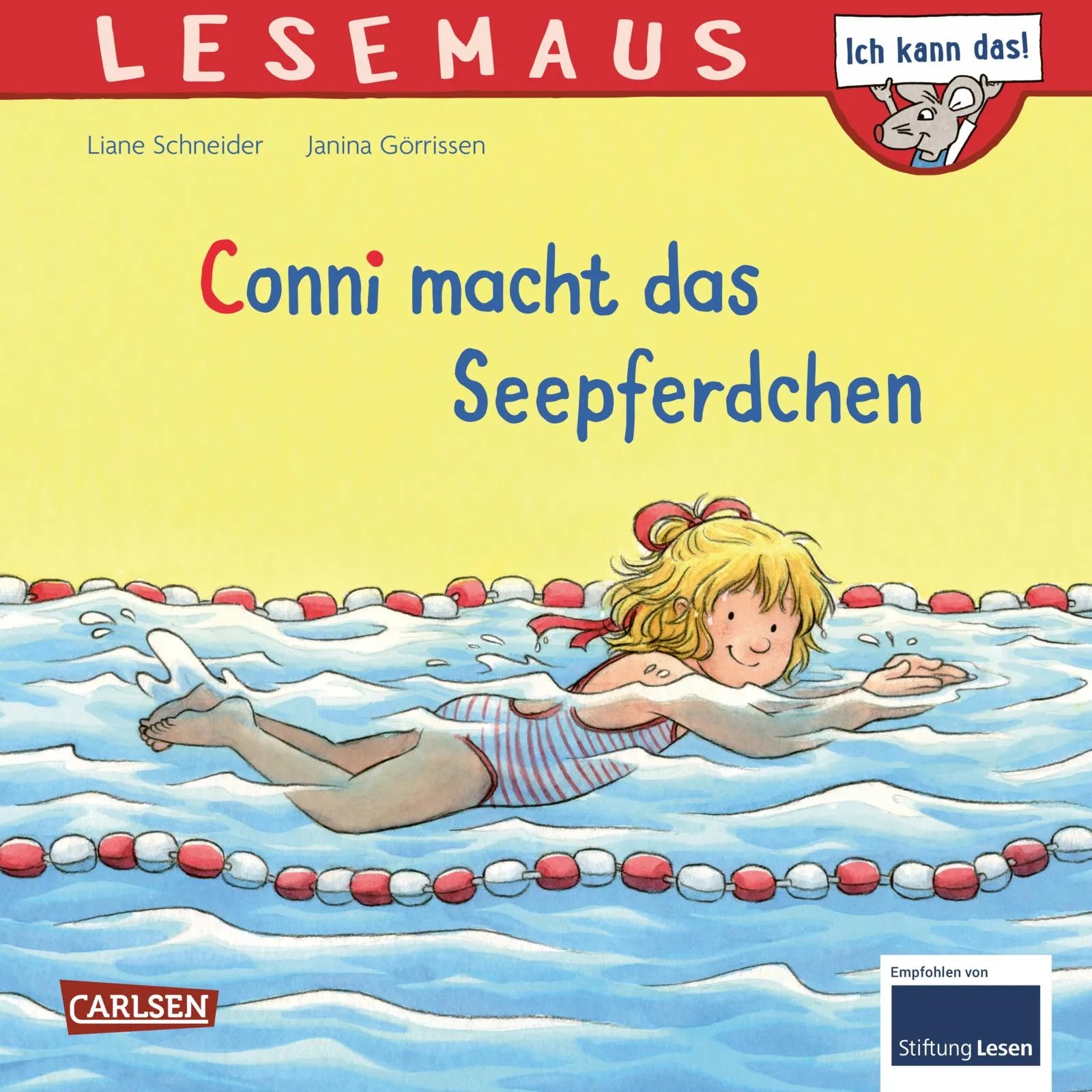 Buchcover von 'LESEMAUS 6: Conni macht das Seepferdchen' - Taschenbuch von Liane Schneider