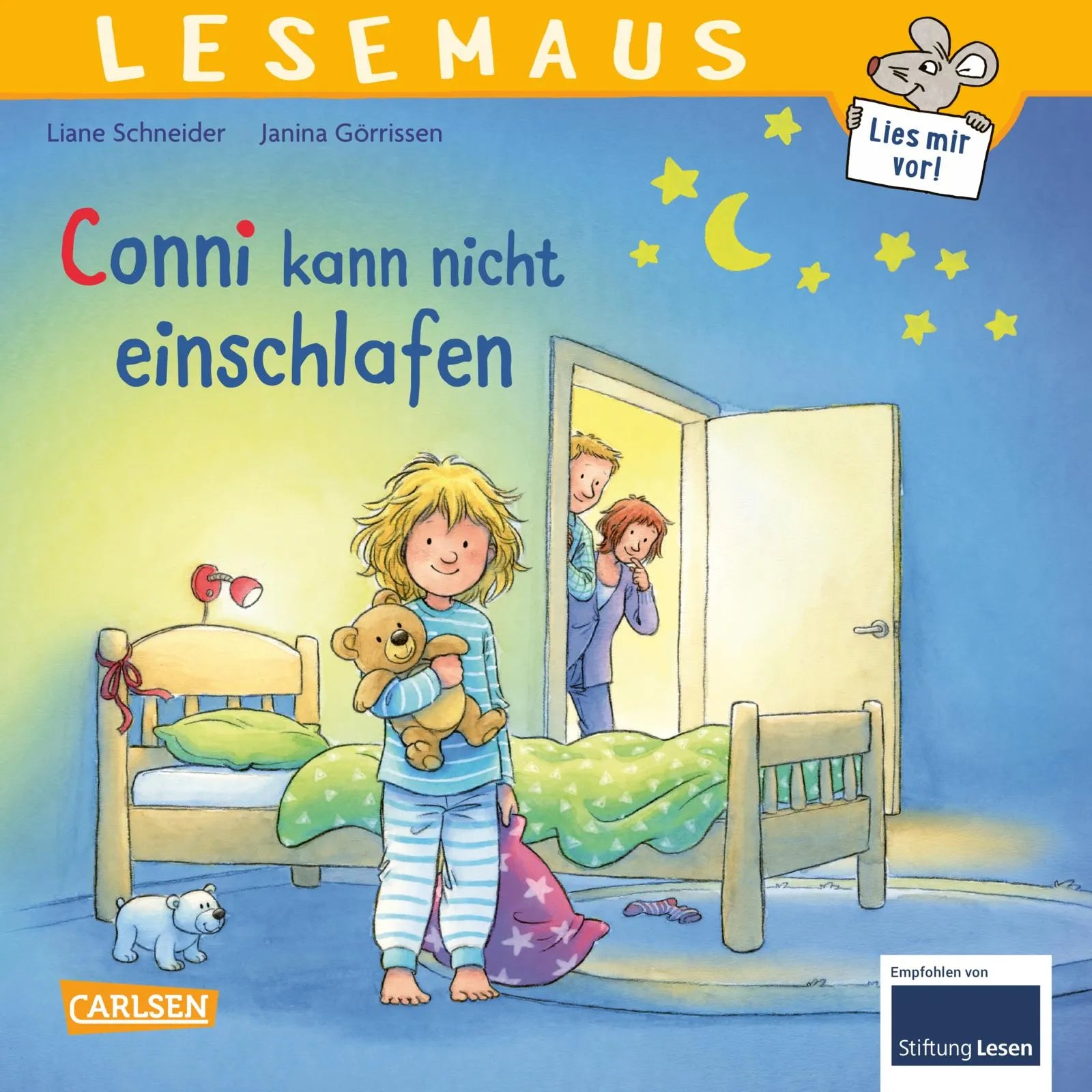 Buchcover von 'LESEMAUS 78: Conni kann nicht einschlafen' - Taschenbuch von Liane Schneider