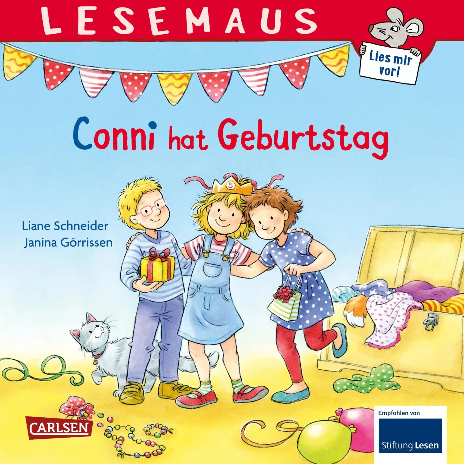 Buchcover von 'LESEMAUS 80: Conni hat Geburtstag' - Taschenbuch von Liane Schneider