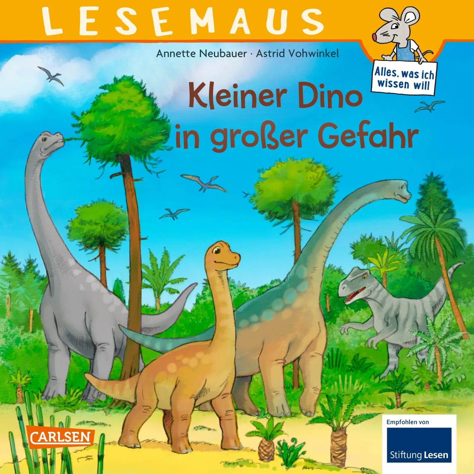 Cover: LESEMAUS 94: Kleiner Dino in großer Gefahr (Taschenbuch) von Annette Neubauer