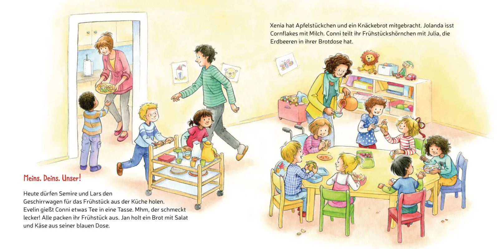 Produktansicht: LESEMAUS 97: Conni lernt teilen, vertrauen und sich vertragen (Taschenbuch)