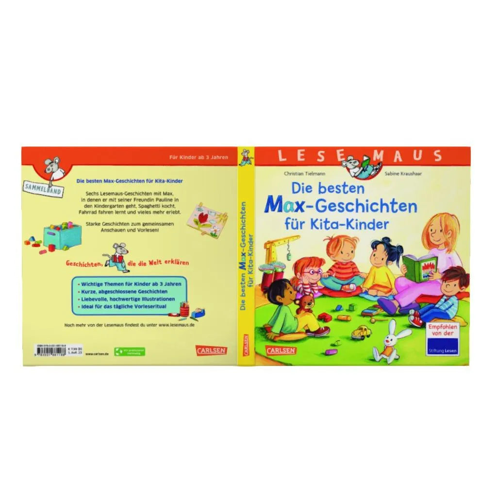 Produktansicht: LESEMAUS Sonderbände: Die besten MAX-Geschichten für Kita-Kinder (Gebundene Ausgabe)
