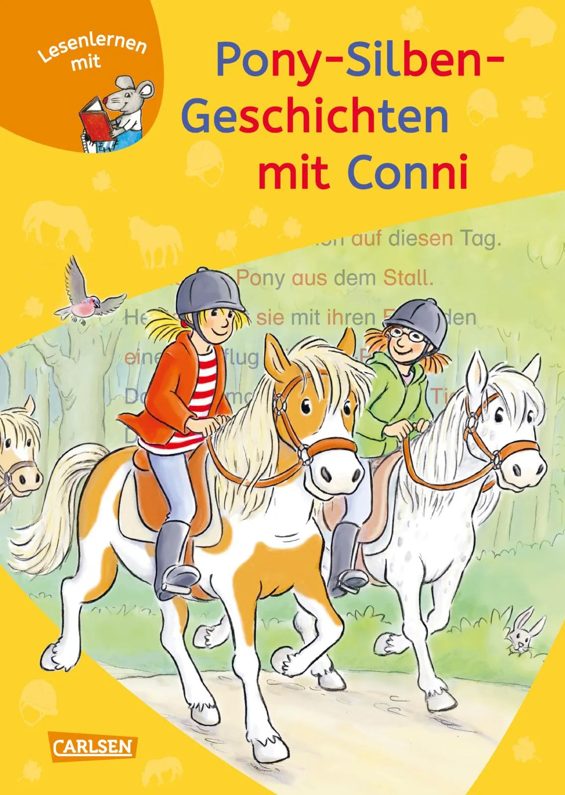 Buchcover von 'LESEMAUS zum Lesenlernen Sammelbände: Pony-Silben-Geschichten mit Conni' - Gebundene Ausgabe von Julia Boehme