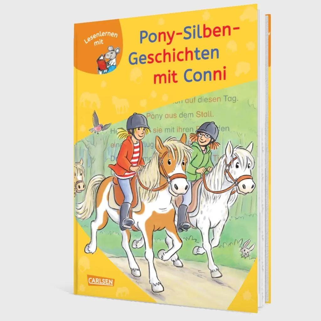 Produktansicht: LESEMAUS zum Lesenlernen Sammelbände: Pony-Silben-Geschichten mit Conni (Gebundene Ausgabe)