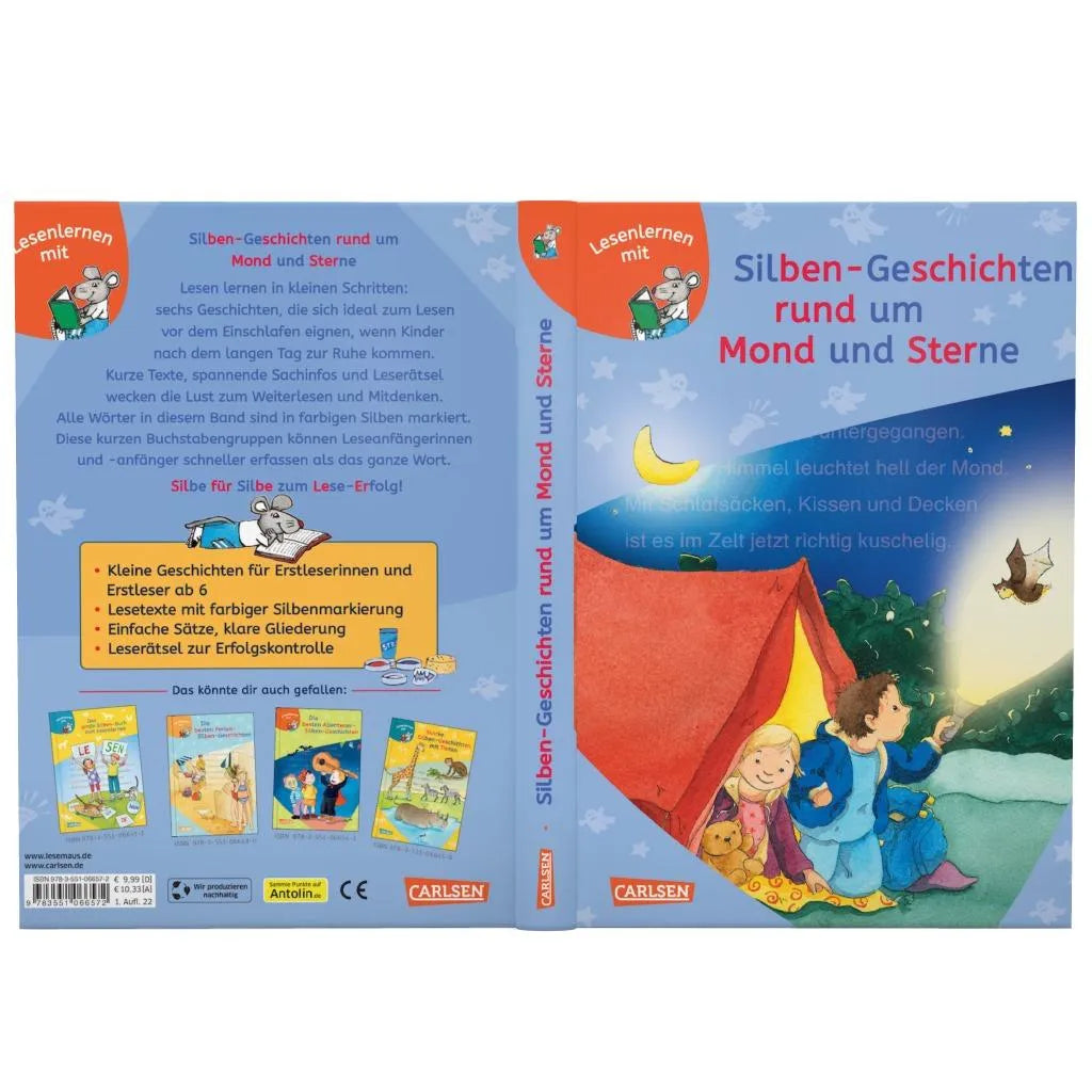 Antje Schwenker - LESEMAUS zum Lesenlernen Sammelbände: Silben-Geschichten rund um Mond und Sterne