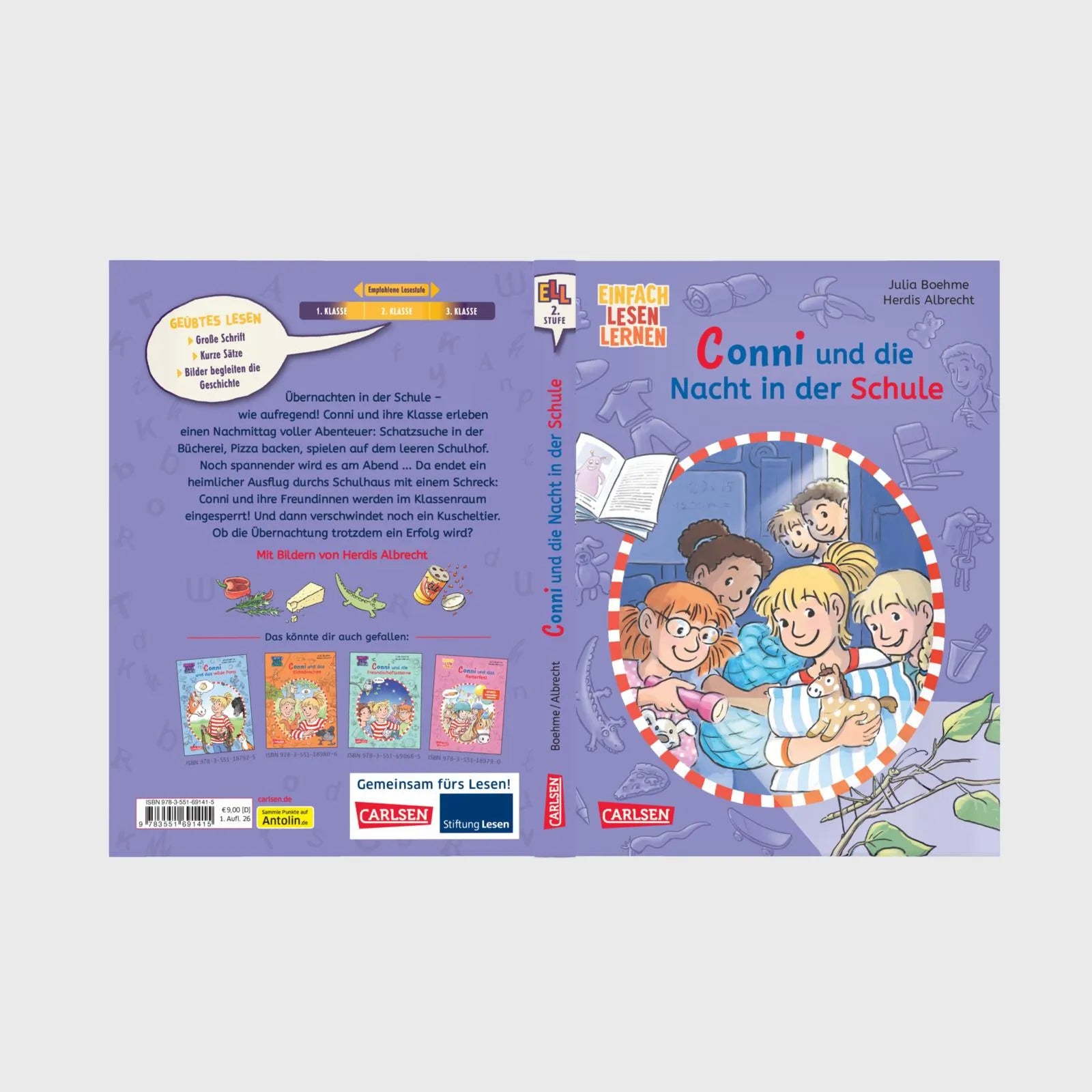 Detailansicht: Lesen lernen mit Conni: Conni und die Nacht in der Schule (Hardcover)