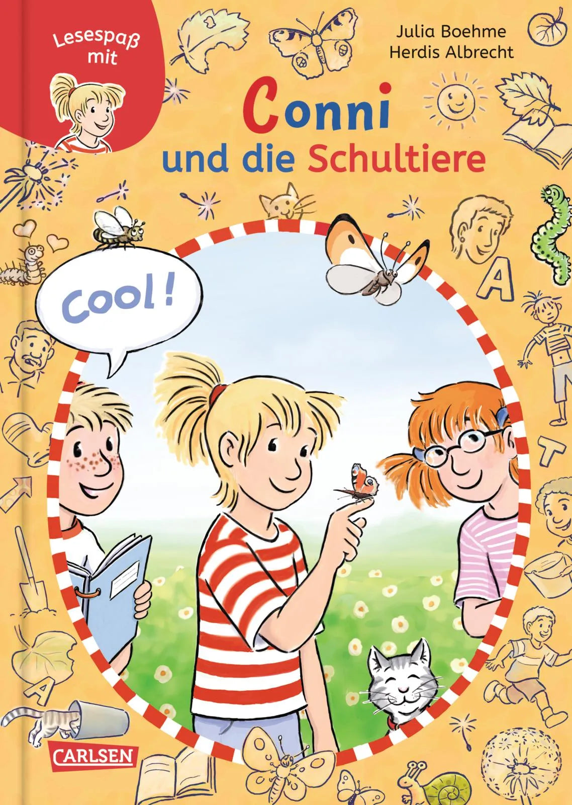 Buchcover von 'Lesen lernen mit Conni: Conni und die Schultiere' - Gebundene Ausgabe von Julia Boehme
