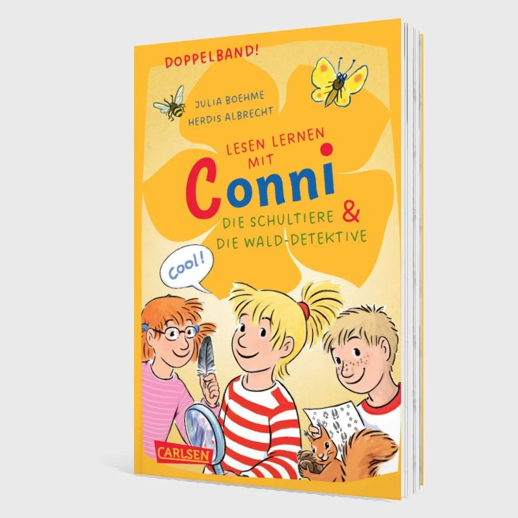 Produktansicht: Lesen lernen mit Conni: Doppelband. Enthält die Bände: Conni und die Schultiere / Conni und die Wald-Detektive (Taschenbuch)