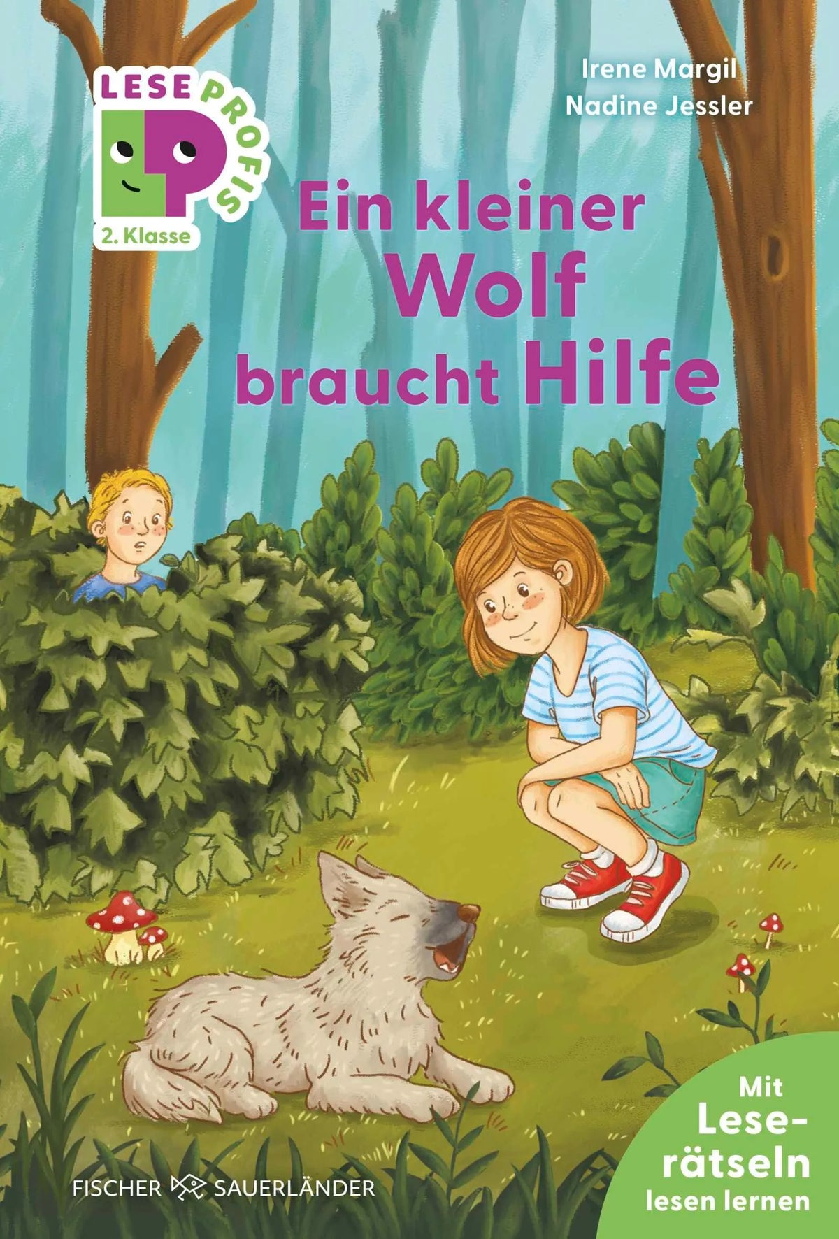 Cover: Leseprofis – Ein kleiner Wolf braucht Hilfe, 2. Klasse (Hardcover) von Irene Margil